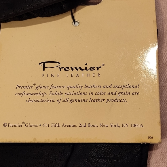 NWT & VINTAGE PREMIER LEATHER GLOVES Sz Large (Woolworths) - Picture 5 of 6